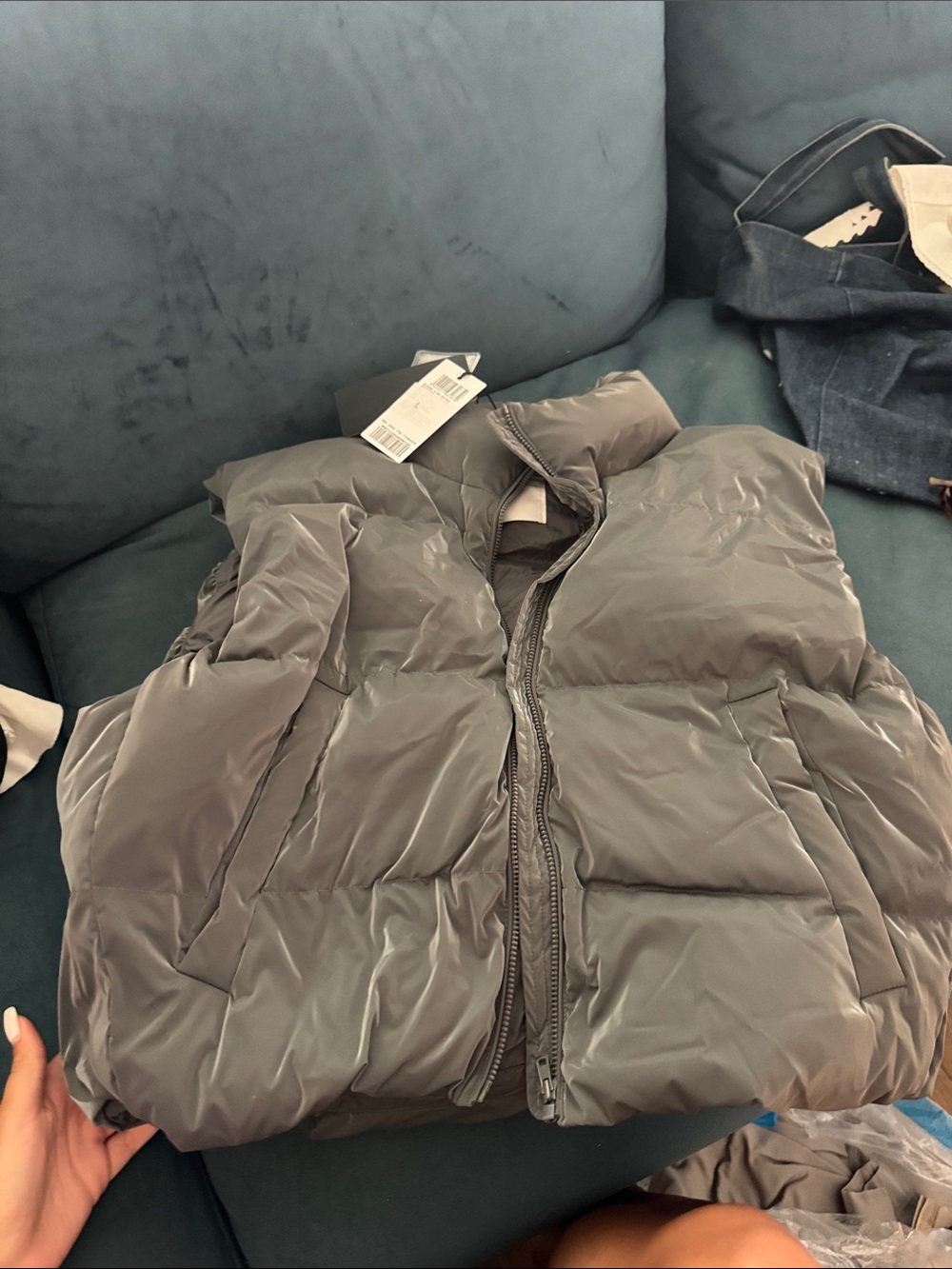 JNBY- Gray Puffer vest